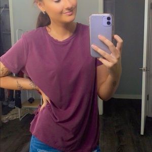 The prettiest/coziest purple top!